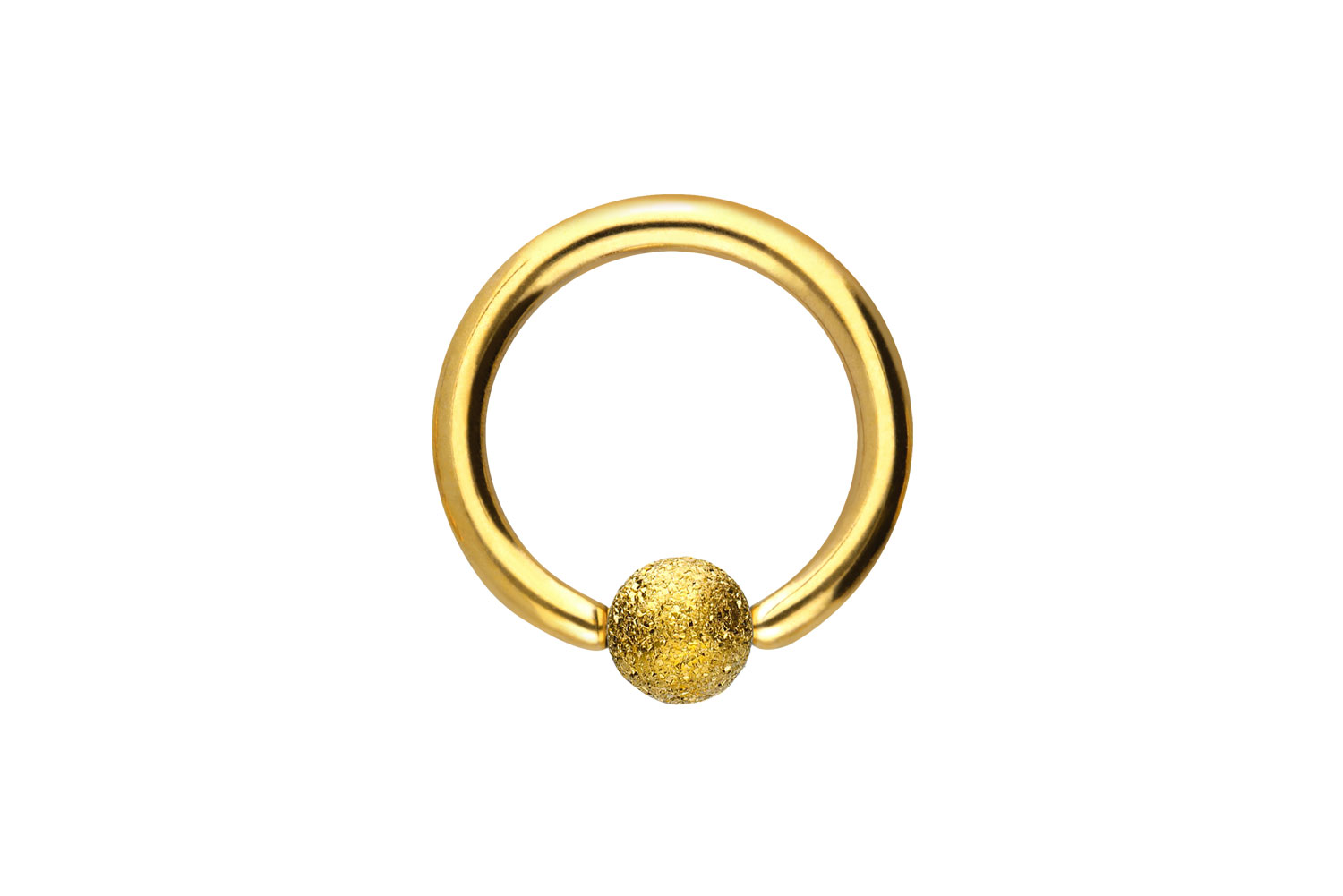 Chirurgenstahl Klemmkugelring Piercing DIAMANTOPTIK